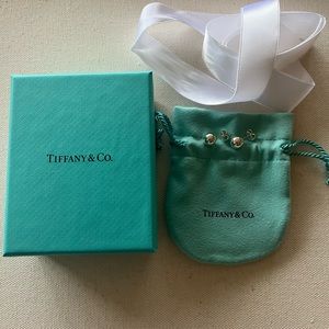Tiffany sterling silver hardwear small ball earrings
